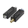 Mini HD SDI Fiber Extender 1080P&30HZ HD-SDI Over Fiber Converter Broadcast Level SDI Video Optical Transceiver Single-Mode Single Fiber 20km view 1