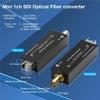 Mini HD SDI Fiber Extender 1080P&30HZ HD-SDI Over Fiber Converter Broadcast Level SDI Video Optical Transceiver Single-Mode Single Fiber 20km view 2