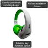THINGS AUDIO Portable Personal FM Radio Headphones, White & Lime Green view 3