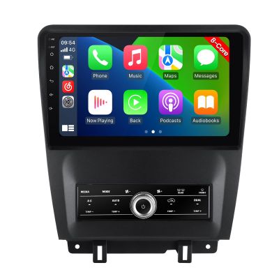 Android 13 Car Stereo for Ford Mustang Radio Touch Screen Upgrade 2010 2011 2012 2013 2014,10 inch IPS 8 Core 2G+32G, w/Wireless Carplay/Android Auto/DSP/4G/WiFi/Bluetooth/AM/FM Head Unit
