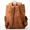 AIGUONIU Vintage leather shoulder bag laptop Travel shoulder bags handbags for business (Brown) view 3