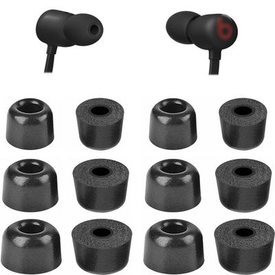 ALXCD Foam Ear Tips Compatible with Beats Flex Earphones, S/M/L 3 Sizes 6 Pairs Soft Memory Foam Eartips Earbuds Replacement Foam Tips, Compatible with Beats Flex, 6 Pairs Black