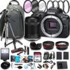 Canon EOS R100 Mirrorless Camera with 18-150mm Lens + 100S Sling Backpack + 64GB Memory Cards, Professional Photo Bundle (40pc Bundle) (Renewed) view 1