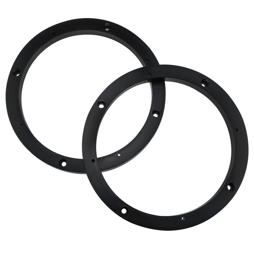 Zangc 6.5 Inch Car Universal Fit ABS Speaker Spacers Car Stereo Speaker Spacer Adaptors for Cars, Boats, Trucks, RV, etc. -1 Pair