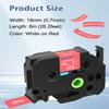 1-Pack Replace for Brother P-Touch TZe-445 TZe445 TZ445 18mm Tape 3/4 Inch x 26.2 feet Laminated Red Tape Refill for Ptouch PTD400 PTD600 PTD400AD PTP710BT Label Maker, Indoor or Outdoor Use view 2