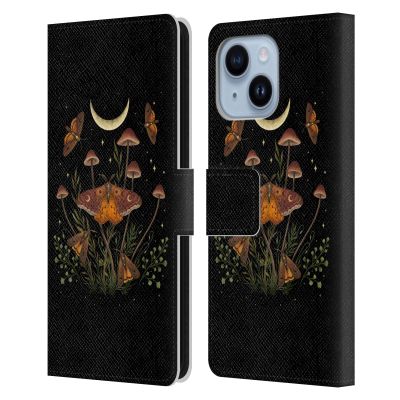 Head Case Designs Officially Licensed Episodic Drawing Autumn Light Underwings Illustration Animals Leather Wallet Case Compatible with Apple iPhone 14 Plus