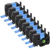 9X Compatible for Brother P-Touch TZe-545 TZe545 TZ54 18mm 3/4 Inch x 26.2 feet Laminated Tape White on Blue Refill for Ptouch PTD400 PTD600 PTD400AD PTP710BT Label Maker, Easy to Peel Durable Tape view 1