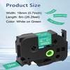 5-Pack Compatible with Brother P-Touch TZe-745 TZ745 0.7" 18mm 3/4" x 26.2ft Laminated Tape White on Green Refill for Ptouch PTD400 PTD600 PTD400AD PTP710BT Label Maker, Water Resistant Durable Tape view 2