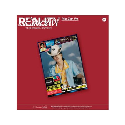 U-Know Yunho - Reality Show [Fake Zine ver.] Album+Folded Poster (CD Only, No Poster)