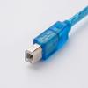 for USB-Square PLC Programming Cable Display Control Touch Panel USB Cable Download Communication Cable Transparent Blue : 3m view 3