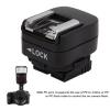 Hot Shoe Adapter with Extra PC Sync Connection Port for A73 Camera to Flash Compact & Easy to Install view 2