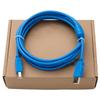 for USB-Square PLC Programming Cable Display Touch Panel USB Cable Download Communication Cable Gold-Plated Interface Blue : 3m view 1