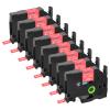 8 Pack Cruxer Replacement for Product Brother TZe-415 TZe415 TZ415 TZe 6mm 1/4" 0.23" White on Red Label Tape Compatible with Brother P-Touch PT-D210 PT-D220 D600 PT-H110 PT-D400 Label Maker view 1