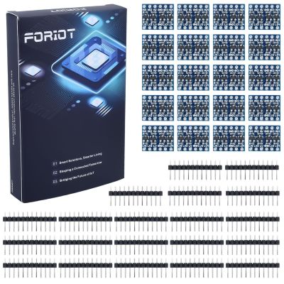 FORIOT 20Pcs 4-Channel IIC I2C 3.3V to 5V Logic Level Converter Bi-Directional Shifter Module for Arduino