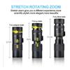 4K 10-300X40mm Super Telephoto Zoom Monocular Telescope Waterproof Monocular with Tripod for Beach Travel Hunting Hiking,6 * 6 * 15Cm view 2