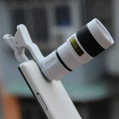 BAK4 Monocular Compact TelescopeHigh Power Zoom 8X Magnification Zoom Lens Telescope High Definition,Work as Telescope with Metal Tripod