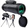 Monocular 12X50 Lightweight, HDFMC Broadband Green Film Large Eyepiece Telescope for Bird Watching Hunting Camping view 4
