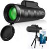 Monocular Telescope 40X60 for Smartphone with Phone Holder Tripod Fog Waterproof FMC BAK4 Gifts for Adults for Outdoor Bird Watching Hunting Hiking Camping Travelling view 1