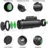 Monocular Telescope 40X60 for Smartphone with Phone Holder Tripod Fog Waterproof FMC BAK4 Gifts for Adults for Outdoor Bird Watching Hunting Hiking Camping Travelling view 2