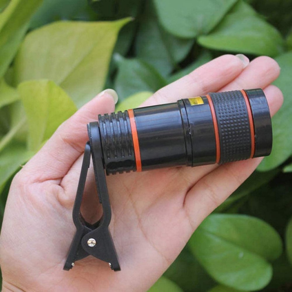 8X18 Pocket Monoculars,Mini Portable Monoculars Optics,Fully Multi Optical Lens,12x Magnification Zoom Lens,with Phone Adapter for Bird Watching Hunting