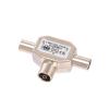 Bingfu 2-Way PAL TV IEC DVB-T Antenna Coaxial Splitter 1 Female to 2 Male RF Indoor Adapter Connector 1 GHz 5-1000 MHz for Foxtel Optus CATV SAT DTV Connections view 1