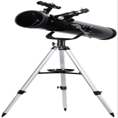 Astronomical Reflector Telescope 700/76mm 525X HD Professional Lens Large Caliber Monocular with Tripod Finder Scope Moon Filter