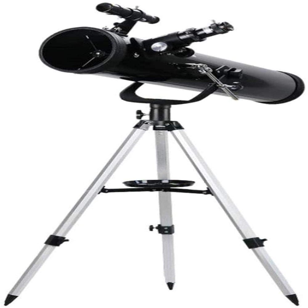Astronomical Reflector Telescope 700/76mm 525X HD Professional Lens Large Caliber Monocular with Tripod Finder Scope Moon Filter