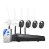 REOLINK 4K Security Camera System, 4pcs Outdoor 4K/8MP Plug-in WiFi 6 Cameras, Full Metal Material, Color Night Vision, Person/Vehicle/Animal Detection, 16CH WiFi NVR with 2TB HDD, RLK12-800WB4 view 1