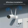 REOLINK 4K Security Camera System, 4pcs Outdoor 4K/8MP Plug-in WiFi 6 Cameras, Full Metal Material, Color Night Vision, Person/Vehicle/Animal Detection, 16CH WiFi NVR with 2TB HDD, RLK12-800WB4 view 4