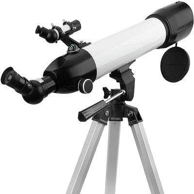 Telescopes 600/80mm Refractor Telescope for Beginners,Astronomy Outdoor Monocular Scope,with 2 eyepieces+3X Barlow Lens+Tripod+Backpack
