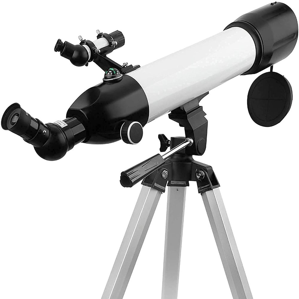 Telescopes 600/80mm Refractor Telescope for Beginners,Astronomy Outdoor Monocular Scope,with 2 eyepieces+3X Barlow Lens+Tripod+Backpack