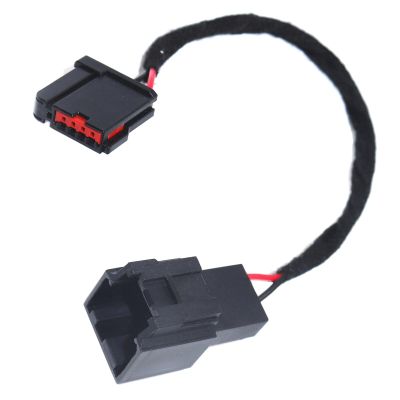 Adapter Wiring Adapter, Aublinto HC3Z-19A387-A USB Interface Module Adapter Cable Plastic Power Adapter Harness Compatible WithFortmodels (SYNC 2 to SYNC 3) USB Media Hub,Black and Red