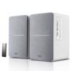 Edifier R1280T Powered Bookshelf Speakers - 2.0 Active Near Field Studio Monitor Speaker - White Enclosure - 42 Watts RMS view 1