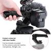 JEOZBM Camera Top Handle, SLR Camera Top Handle Grip with 1/4" 3/8" Screw Thread, Aluminum Alloy Quick Release Handle Grip Adapters to Mount DSLR Camera with Microphone/Monitor view 2
