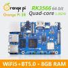 Orange Pi 3B 2GB LPDDR4/4X Rockchip RK3566 Quad-Core 64-Bit Single Board Computer with eMMC Socket, Support WiFi 5 and Bluetooth, Development Board Run Android/Ubuntu/Debian (Pi 3B 8GB+Power Supply) view 2