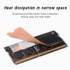 2 Piece Memory RAM Cooler for DDR4 DDR5 Laptop Memory, Pure Copper, Memory Cooling Heatsink, Stable Durable Copper Heat Sink (Black) view 2