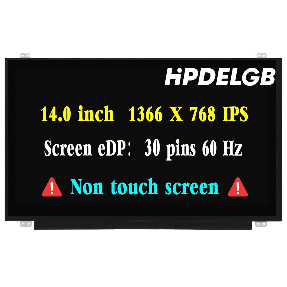 HPDELGB Screen Replacement 14.0" for Lenovo G40-70 59427086 LCD Digitizer Display Panel 1366x768 30 pin 60 Hz Non-Touch Screen