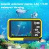 Waterproof Camera 11.5ft Underwater - 48MP Video Output 16X Digital Zoom Digital Camera, Anti Shake Waterproof Vlog Camera with 1.7in + 2.8in Dual HD Screen (Yellow) view 3