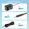CJP-Geek AC DC Adapter Compatible with BenQ PA-1360-02 P/N 2E.10012.601 PA-136002 PN 2E10012601 Power view 3