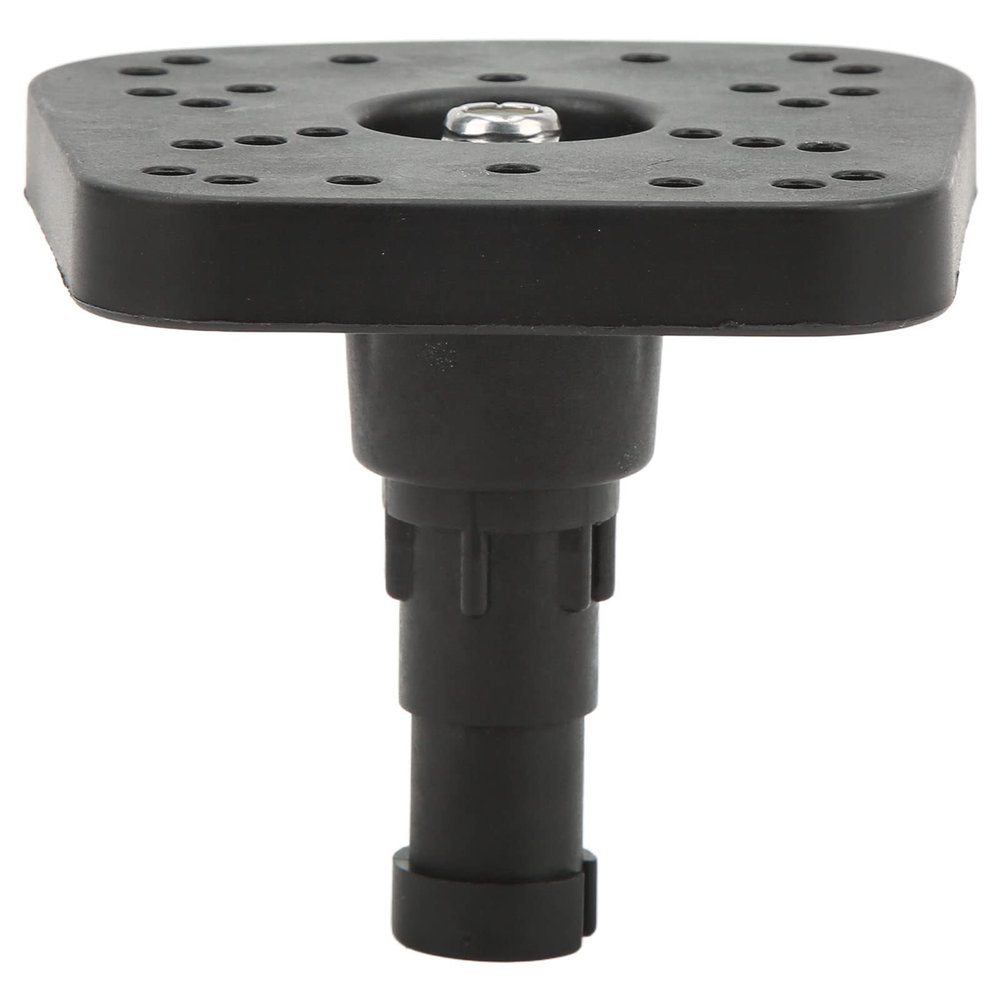 0368 Fish Finder Mount Base, 360 Rotating Fish Finder Holder, Removable Boat Fish Finder Electronic Mount, Stable Fish Finder Bracket for Canoe Kayak C Size Ball Adapters Fishing