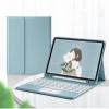 AnMengXinLing Galaxy Tab S10 Plus/S9 FE Plus/S9 Plus Keyboard Case with Touchpad,Round Keys Detachable Bluetooth Keyboard Leather Folio Cover for 12.4 Inch Galaxy S10+/S9 FE+/S9+ (Blue) view 2