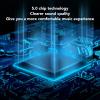 Bewinner Computer Speaker - Bluetooth 5.0 HiFi Stereo PC Gaming Speaker, Multi Fuctional RGB Wired Dual Mode Subwoofer Speaker with 13 Mechanical Keys, E Display (White) view 4
