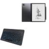 BoxWave Keyboard Compatible with Onyx BOOX Tab Ultra (10.3 in) - SlimKeys Bluetooth Keyboard - with Backlight, Portable Slim LED 7 Colors - Jet Black view 1