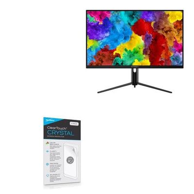 BoxWave Screen Protector Compatible with INNOCN Monitor 32C1U (32 in) - ClearTouch Crystal (2-Pack), HD Film Skin - Shields from Scratches