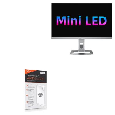 BoxWave Screen Protector Compatible with INNOCN Monitor 27M2U (27 in) - ClearTouch Anti-Glare (2-Pack), Anti-Fingerprint Matte Film Skin