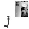 BoxWave Car Mount Compatible with vivo Y78+ - Rearview Mirror Car Mount, Rear View Mirror Adjustable GPS Car Mount - Jet Black view 1