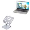 BoxWave Stand and Mount Compatible with AGB Octev VR-1919 - Executive VersaView Laptop Stand, Ergonomic Adjustable Viewing Angle Metallic Riser - Metallic Silver view 1