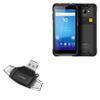 BoxWave Smart Gadget Compatible with Chainway C66 - AllReader SD Card Reader, microSD Card Reader SD Compact USB - Jet Black view 1