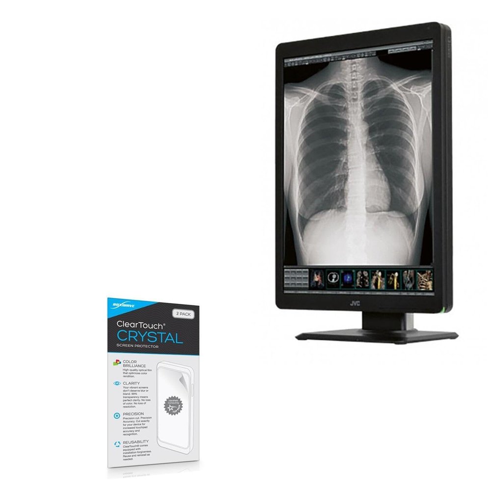 BoxWave Screen Protector Compatible with JVC CL-S300 - ClearTouch Crystal (2-Pack), HD Film Skin - Shields from Scratches