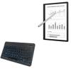 BoxWave Keyboard Compatible with Huawei MatePad Paper (10.3 in) - SlimKeys Bluetooth Keyboard - with Backlight, Portable Slim LED 7 Colors - Jet Black view 1